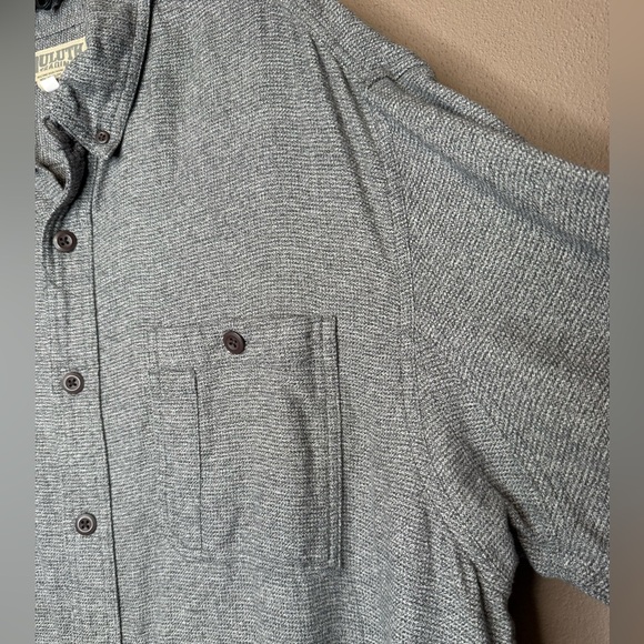 Duluth Trading Co. Kennesaw Relaxed Fit Long Sleeve Shirt in Gray Cotton XL Tall - Picture 5 of 12